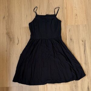 Old Navy Elegant Black Spaghetti Strap Dress